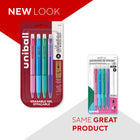 uni-ball Erasable Gel Retractable Pens - 0.7mm - Fashion Colours - 4 Pack-7