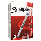 Sharpie Permanent Markers - Ultra-Fine Tip - Blue - 12 Pack-Precise, narrowed tip for extreme control