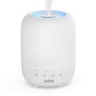 Pure Enrichment HUME Sense Top Fill Humidifier-Unique top fill design: easily pour water directly into the top of the humidifier for convenient, mess-free refills. generates mist up to 2 feet high to effectively hydrate large rooms up to 475 square feet. its large 3-liter tank capacity allows for up to 30 hours of continuous use, while the leak-resistant design ensures steady, even mist distribution for lasting comfort.
