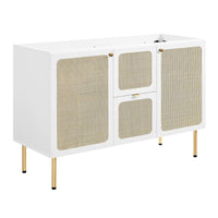 Modway Chaucer 48" Bathroom Vanity Cabinet - White-MDF and Particleboard