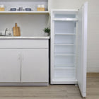 Koolatron Garage-Ready Upright Freezer - 7.0 cu ft - White-Four repositionable shelves let you organize and access contents