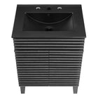 Modway Render 24" Bathroom Vanity - Charcoal/Black-Particleboard and Laminate Construction