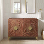 Modway Daylight 48" Double Sink Compatible Bathroom Vanity Cabinet - Walnut-Sink Basin Not Included