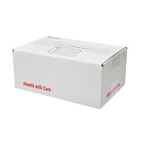 Scotch Mailing Box - 3" x 4" x 9.5" (8004-ESF)-White mailing box is lightweight yet constructed of super-strong board