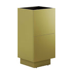 Modway Quantum 18" Bathroom Vanity Cabinet - Gold-Modern Bathroom Vanity