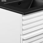 Modway Render 18" Bathroom Vanity - White/Black-Assembly Required