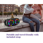 MyBat Pro Vibebuddy Plus Portable Bluetooth Wireless Speaker - Black-Compact design fits easily in bags, backpacks, or carry-ons