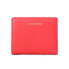 Champs Iconic Hybrid Wallet - Red-RFID Blocking Card Holder
