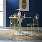 Modway Casper Dining Side Chair - Yellow-Sturdy Polycarbonate