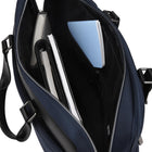 Bugatti Hudson Briefcase for Laptops up to 15.6" - Navy-Front organization panel: Multi-pocket layout designed for small-item separation (phone, cables, pens, cards) with quick-access front entry