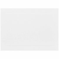 JAM Paper Blank Flat Note Cards - A7 Size - 5 1/8" x 7" - White Panel - 100 Pack-Color: Color: White Panel