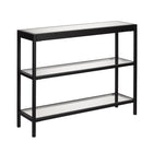 Hudson&Canal Alexis 36"W Console Table - Blackened Bronze-Table has a weight capacity of 50 lbs