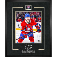 Cole Caufield Canadiens Replica Signature Frame - Framed Print - 16" x 20"-Premium virtual frames