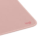 Logitech Studio Series Mouse Pad With Spill-Resistant Surface - Darker Rose-Carefully chosen materials: Travel mouse pad made from comfortable surface fabric and inner layer using recycled polyester, giving a 2nd life to PET bottles, anti-slip base from natural rubber