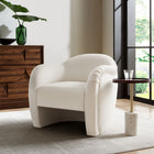 Modway Compose Performance Velvet Accent Chair - Alabaster-Performance Velvet Fabric