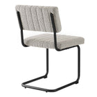 Modway Parity Boucle Dining Side Chairs - Black/Taupe - 2 Pack-8