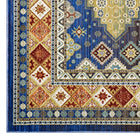 Modway Atzi Distressed Southwestern Diamond Floral Area Rug - 5 ft W x 8 ft L - Multicolored-Stain Resistant / Easy To Clean