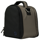 Vangoddy Padded Camera Shoulder Bag - Steel Grey-Padded construction helps protect a compatible digital camera during storage and travel