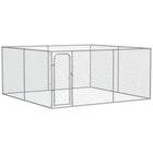 PawHut Dog Exercise Pen Enclosure - 172.2 sq. ft.- Silver-Ample room with 172 sq. ft. for a large, spacious enclosure 