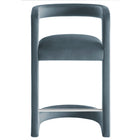 Modway Winslow Performance Velvet Counter Stool - Cadet Blue-7