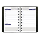 Blueline 2027 DuraGlobe Daily Planner with Twin-Wire Binding and Soft Cover - 8" x 5" - Assorted - Bilingual-Features: reference calendars, count of passed/future days (Julian dates), holidays, moon phases