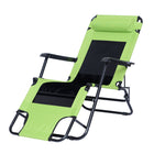 Dura Housewares Malta Folding Lounge - Green & Black - 2 Pack-Easily customize the incline for your preferred level of comfort