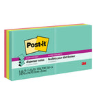 Post-it Super Sticky Pop-up Dispenser Notes - 3" x 3" - Supernova Neons Collection - 540 sheets - 6 Pack-Post-it Super Sticky Notes have 2X the sticking power