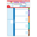 TREND enterprises Planner Sheets Wipe-Off Learning Set - 5 Sheets-The reusable sheets are sized right for placement on refrigerators, cabinets, doors