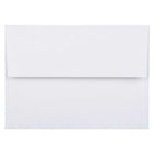 JAM Paper A7 Foil Lined Invitation Envelopes - 5.25" x 7.25" - White with Silver Foil - 50 Pack-Size: A7 (5.25 x 7.25 inches), Great way to make your occasions even more special