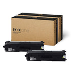 Ecotone Brother TN433BK Remanufactured Toner - High Yield - Black - 2 Pack-Color: Black 