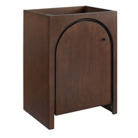 Modway Appia 24" Bathroom Vanity Cabinet - Walnut-Soft-Close Hinges