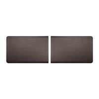 WeatherTech ComfortMat Connect Modular Anti-fatigue End Mats - Bordered - Cocoa - 2 Pack-Each End Piece is 3 feet long (0.91 m). Snap two together and you have a 6-foot (1.82 m) ComfortMat Connect!
