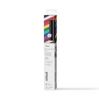 Cricut Removable Vinyl - Variety Sampler-12 sheets 12" x 12" (30.5 cm x 30.5 cm) in Black, White, Teal, Fuchsia, Wine, Coffee, Bright Yellow, Cream, Light Purple, Vivid Blue, Cardinal Red, Green