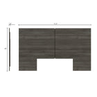 Nexera James Headboard - Queen Size - Grey Oak-7