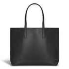 Champs Onyx Leather Open Tote - Black-CHAMPS Onyx Collection Open Tote