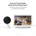 Google Nest Indoor Camera, Wired-Motion detection, Continuous Video Recording (CVR), Streaming Video