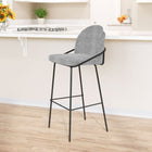 Zuo Jambi Barstool - Black/White - Set of 2-Assembly required