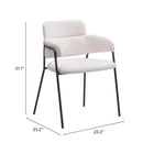 Zuo Marcel Dining Chair - Cream - Set of 2-6
