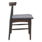 Zuo Tuzka Dining Chair - Grey/Espresso - Set of 2-3 year limited warranty