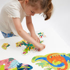 Banana Panda Hands at Play Dinosaurs 4 Puzzle Set-Progressive Puzzles Build Self-Esteem - the difficulty level of puzzles progress so kids can challenge and develop their skills, building self-esteem as they complete each dinosaur puzzle