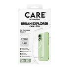 PanzerGlass CARE Clear Urban Explorer MagSafe Case for iPhone 17 - White Ring-Enhanced camera protection. MagSafe compatible