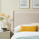 Modway Rael Performance Velvet Twin Headboard - Alabaster-Stain-Resistant Performance Velvet