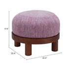 Zuo Gome Ottoman Wisteria - Purple-7