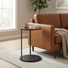 Zuo Nodo Side Table - Brown/Black-Maximum Weight Capacity: 110