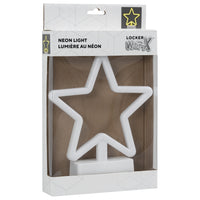 Locker Gear Standing Icon Light - Star-Star-shaped neon-style light