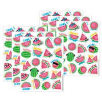 Eureka Watermelon Scented Stickers - 6 Packs of 80-Scented Stickers with a long-lasting smell will add an extra touch to graded assignments, classroom crafts and rewards