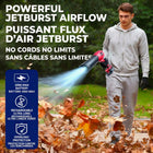 Bullseye Blower 20V Rechargeable Cordless Leaf & Dust Air Blaster with Battery & Charger-Variable speed trigger gives you precision control, press lightly for low airflow or squeeze fully for a high powered burst
