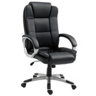 Vinsetto High Back Executive Office Chair with Padded Armrests-Tilting function offers an ultra-comfortable experience