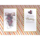 Rosedale Gold 5-1/2" x 8" Christmas Greeting Cards/Envelopes - 6 Pack-Printed on premium uncoated paper