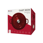 Maxwell & Williams Cast Iron Covered Casserole - 6.2L - Merlot-Stove to Oven convenience, safe up to 200 degrees celsius